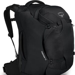 Osprey Women's Fairview 55L Travel Pack  Black Brand New With Tags Backpack Bag